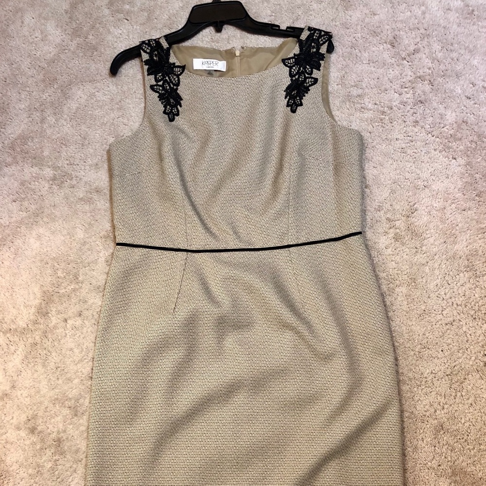 Holiday Dress Gold/Black Size 14